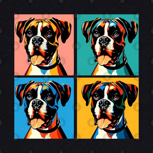 Boxer Pop Art - Dog Lover Gifts by PawPopArt